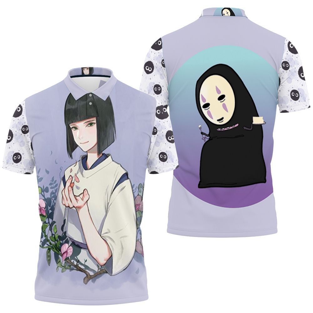 Beautiful Nigihayami Kohaku Nushi Flower Spirited Away Ghibli Studio Anime Fan 1 Polo Shirt All Over Print Shirt 3d T-shirt