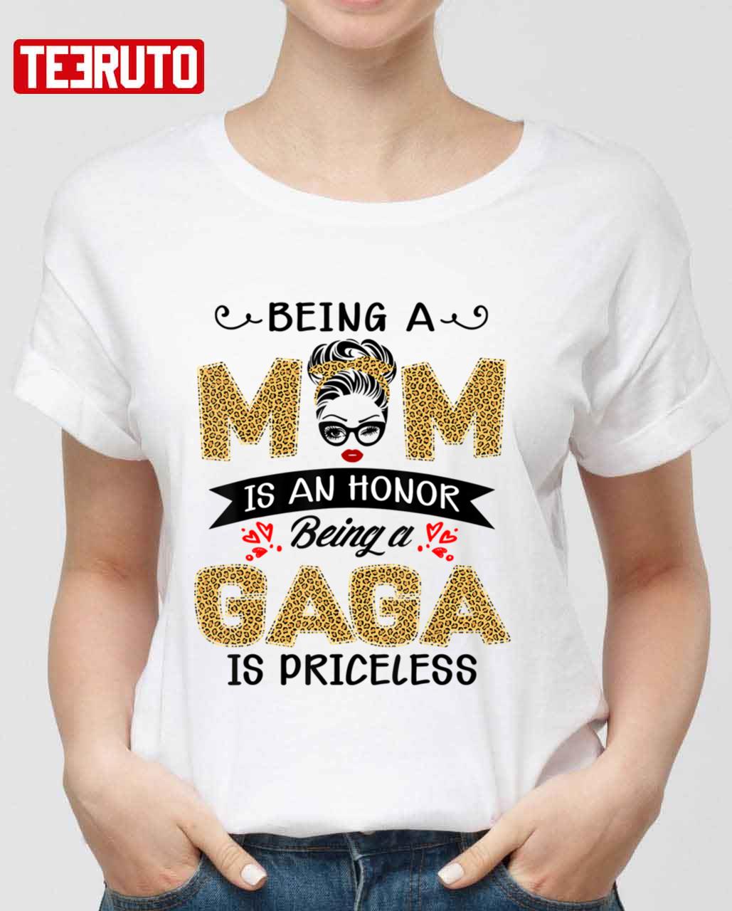 Being A Mom Is An Honor Being A Gaga Is Priceless Unisex Sweatshirt