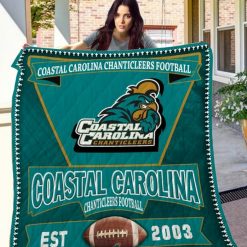 Big Coastal Carolina Chanticleers Ncaa Quilt Blanket