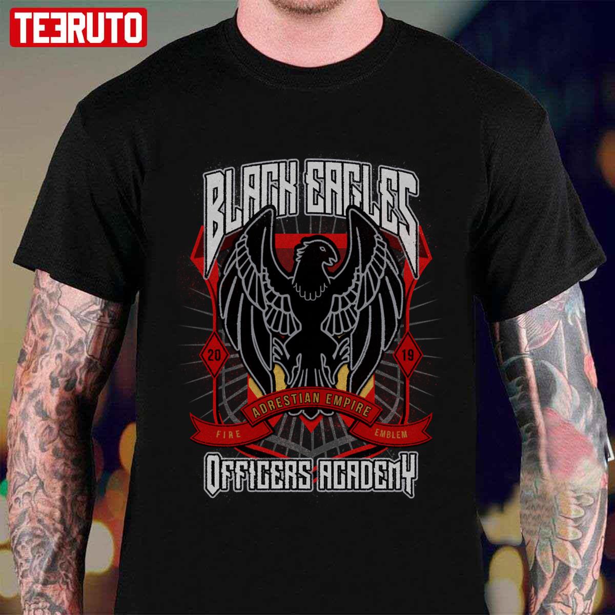 Black Eagles Crest Adrestian Empire Officers Academy Fire Emblem Unisex T-Shirt