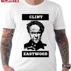 Black N White Clint Eastwood Art Unisex T-shirt