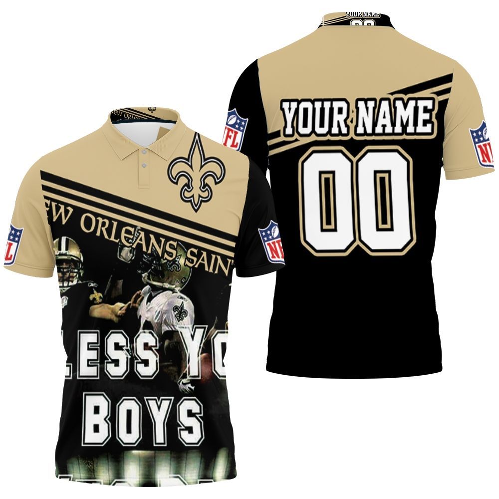 Bless You Boys Who Dat Legends New Orleans Saints 2020 Nfl Season Personalized Polo Shirt All Over Print Shirt 3d T-shirt