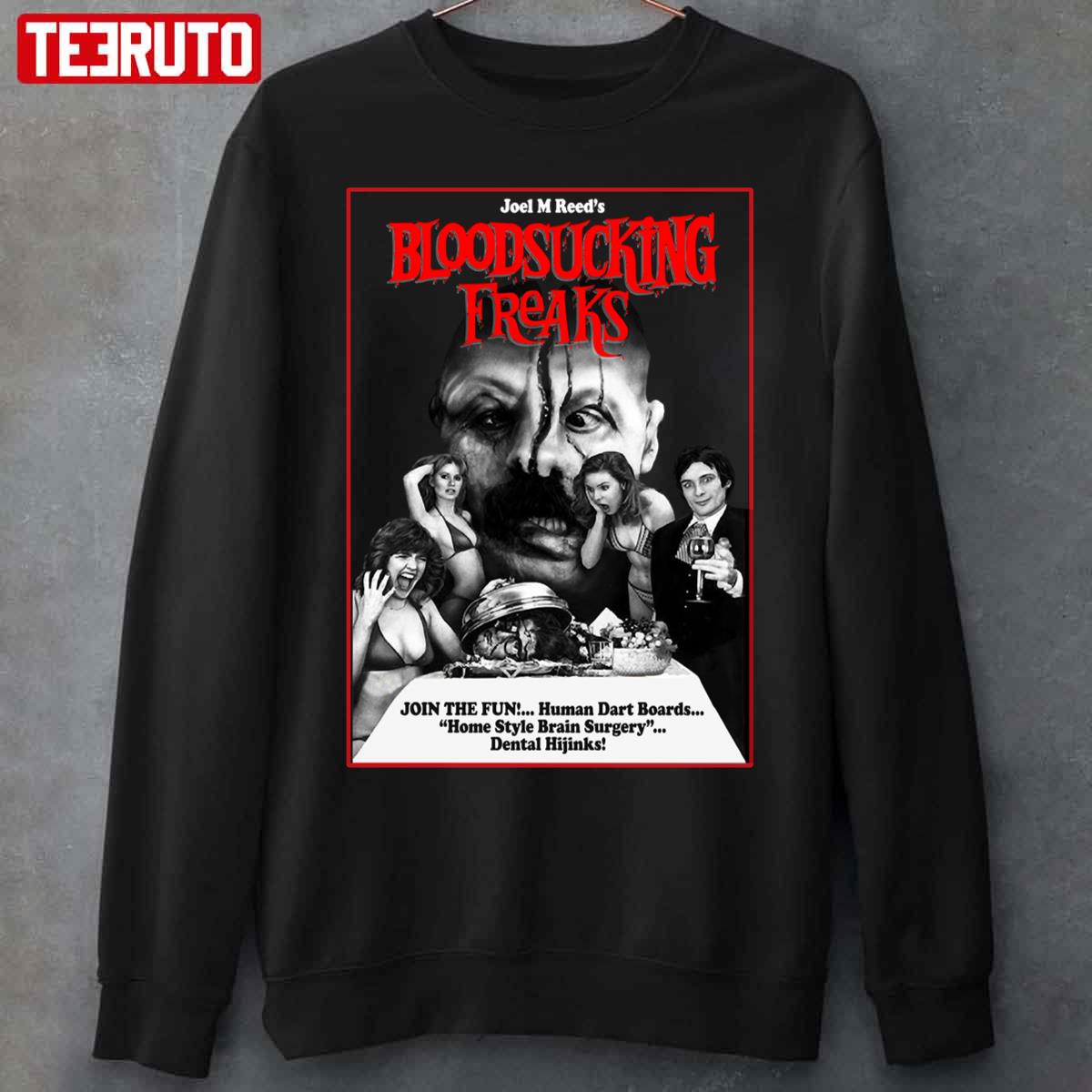 Bloodsucking Freaks Captive Audience 1976 Horror Merch Unisex Sweatshirt