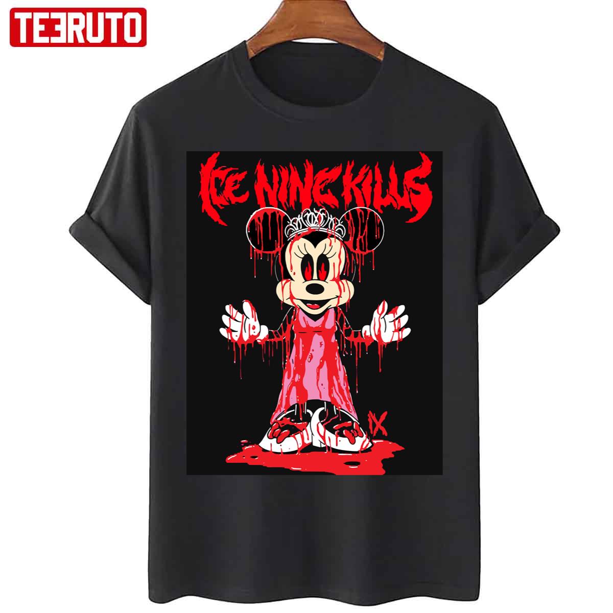 Bloody Minnie Mouse Ice Nine Kills Halloween Unisex T-Shirt