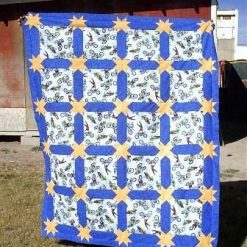 Bmx Pattern Quilt Blanket