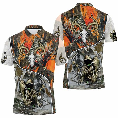 Bone Reaper Bow Hunter 3d Jersey Polo Shirt Model A31205 All Over Print Shirt 3d T-shirt