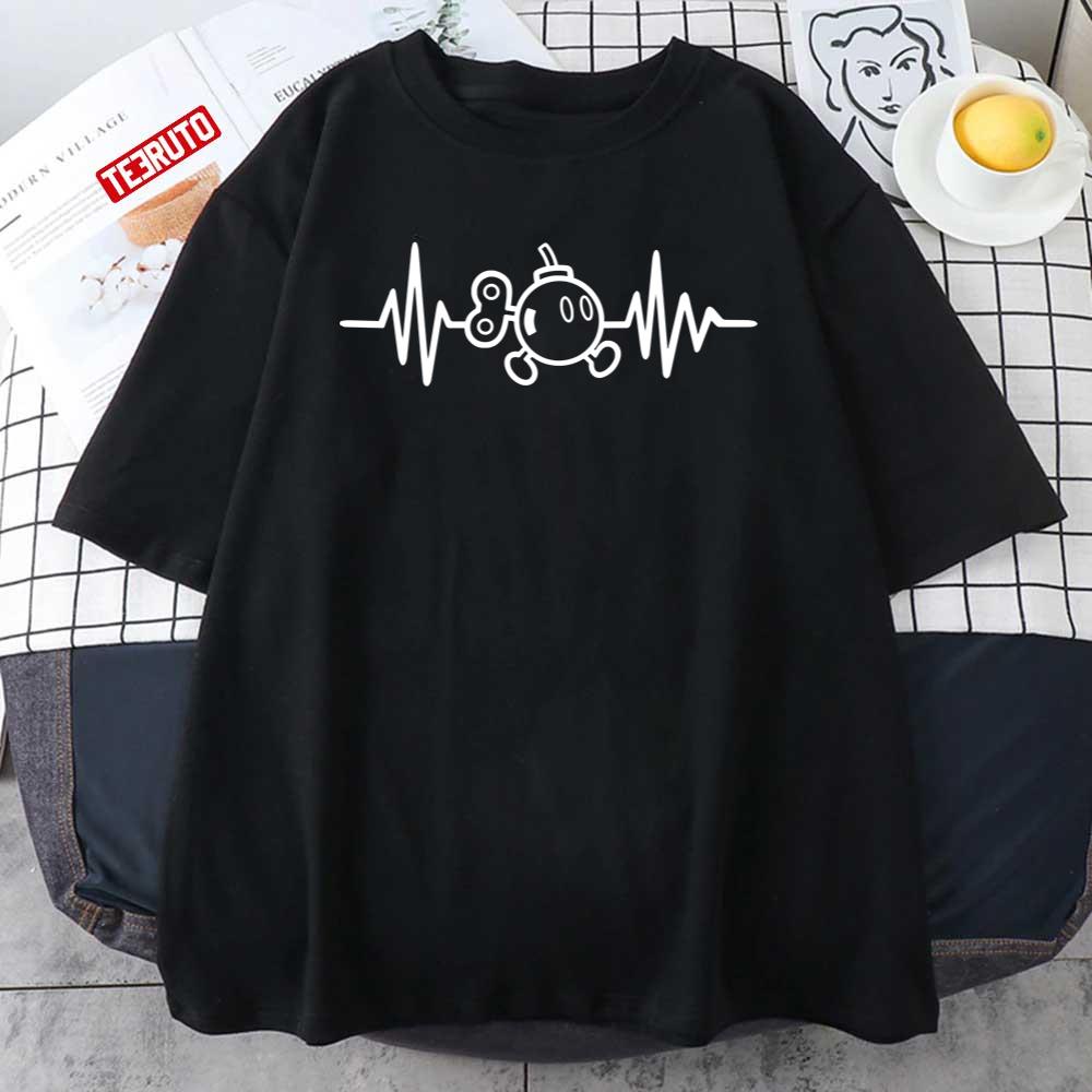 Boom Heartbeat Super Mario Character Unisex T-shirt