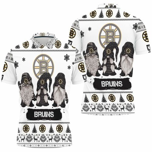 Boston Bruins Christmas Gnomes Ugly Sweatshirt Christmas 3d Polo Shirt Model A31394 All Over Print Shirt 3d T-shirt