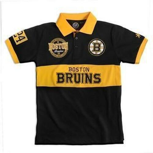 Boston Bruins Wordmark Rugby Polo Shirt 3d All Over Print Shirt All Over Print Shirt 3d T-shirt