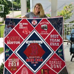 Boston Red Sox MLB EST 1901 Quilt Blanket