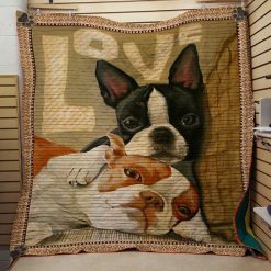 Boston Terrier 8030013 Quilt Blanket