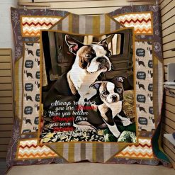 Boston Terrier P210301 Quilt Blanket