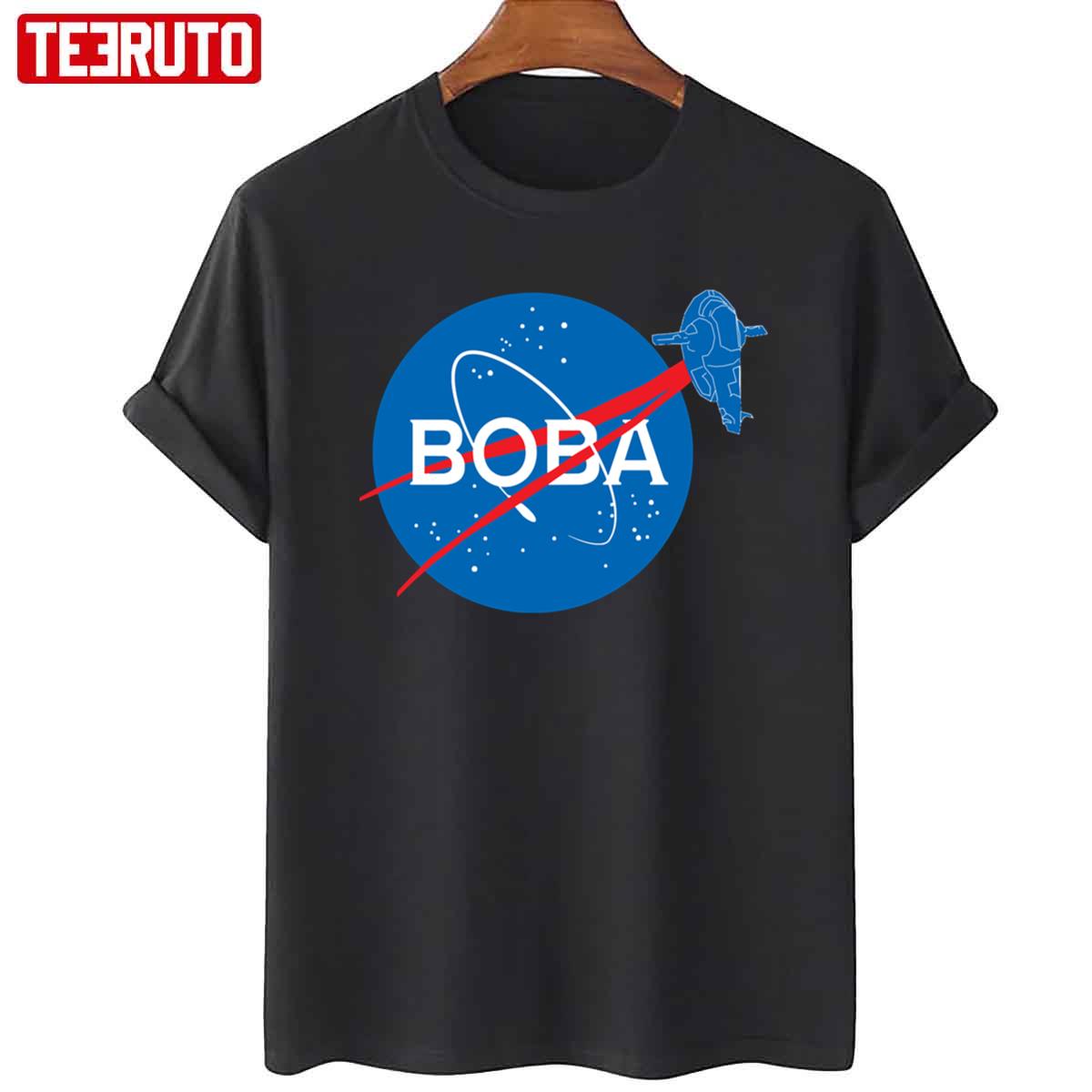 Bounty Boba Nasa Star Wars Vintage Retro Unisex T-Shirt