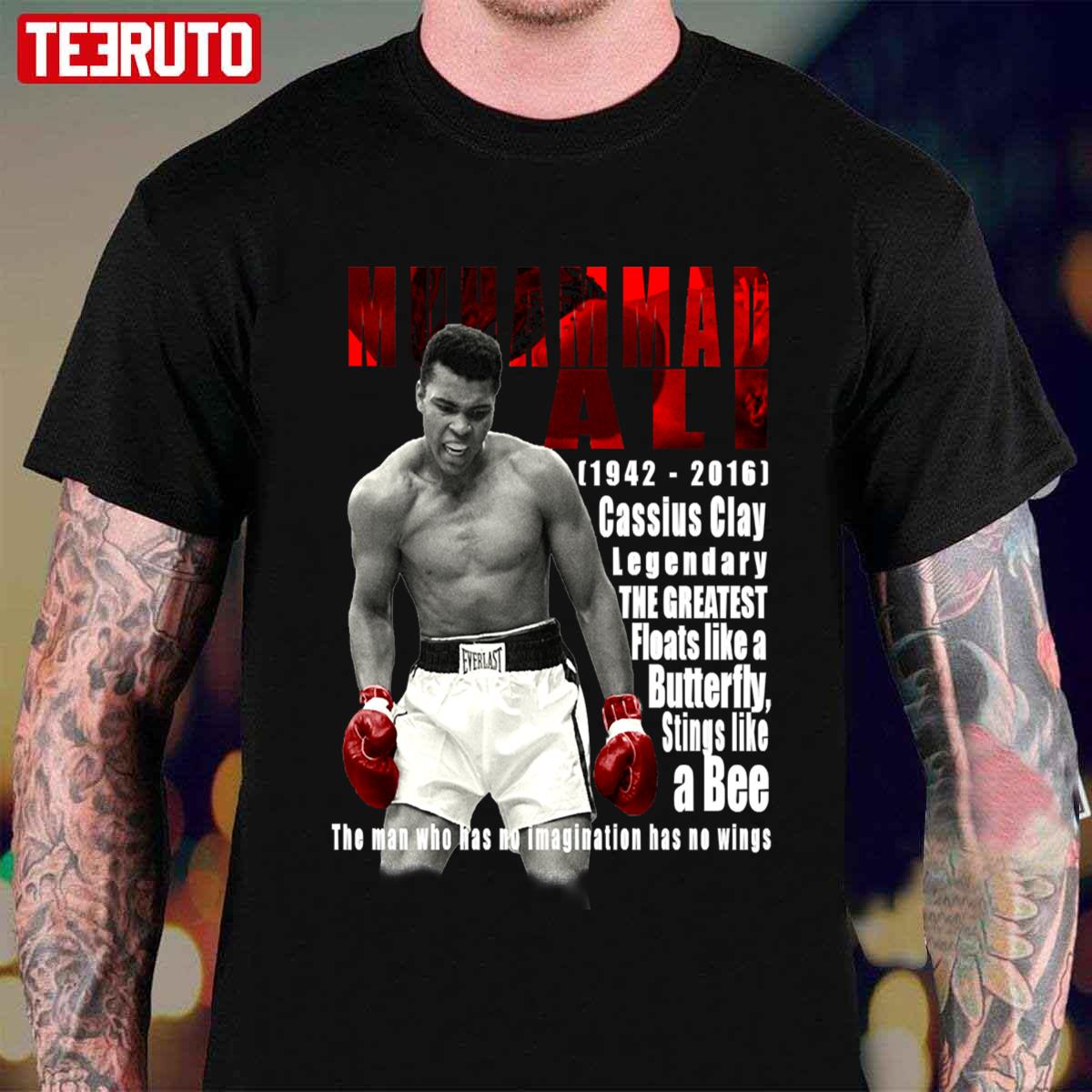 Boxer Mohammed Ali 1942 2016 History Unisex T-shirt