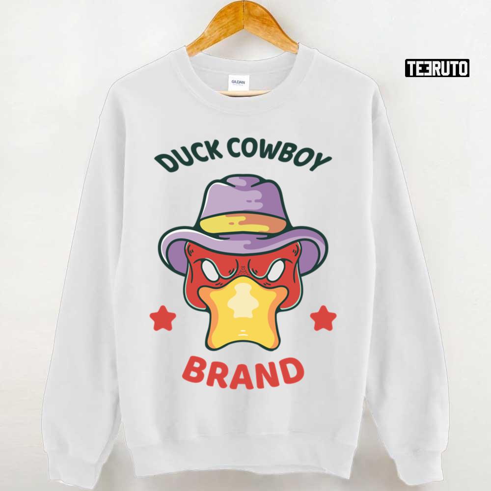 Brand Duck Cowboy Funny Art Unisex T-Shirt
