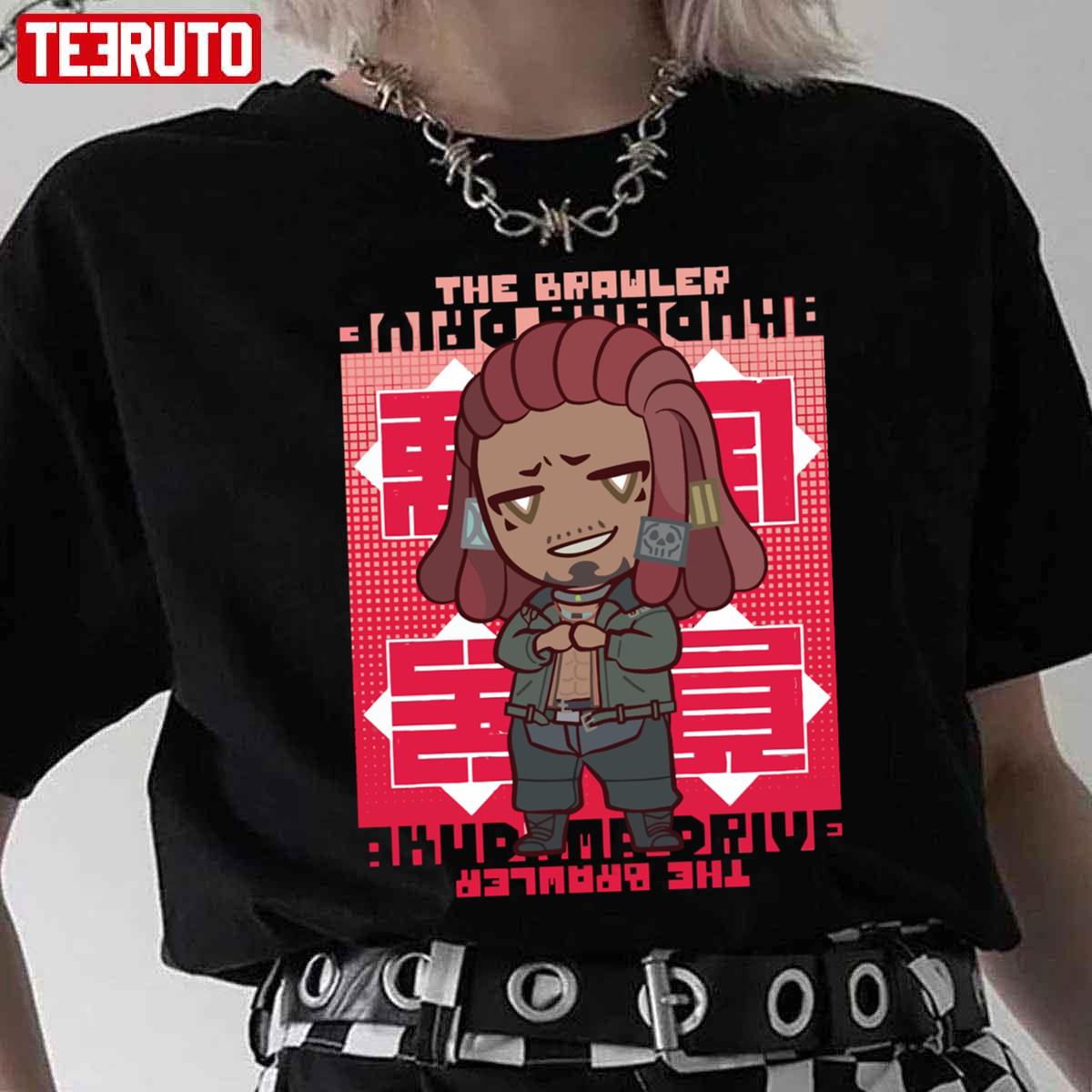 Brawler Chibi Akudama Drive Unisex T-Shirt