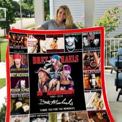 Bret Michaels Quilt Blanket I1D2