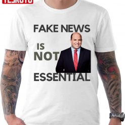 Brian Stelter Cnn Fake News Is Not Essential Unisex T-shirt