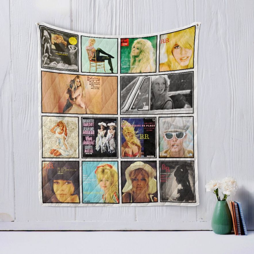 Brigitte Bardot Quilt Blanket