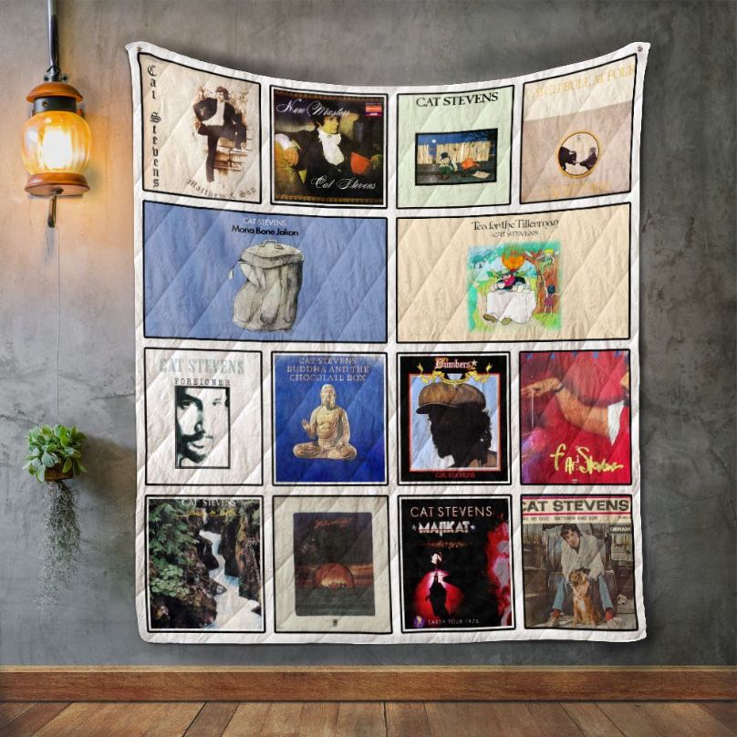British Singer Cat Stevens Album Quilt Blanket