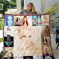 Britney Spears Albums Cover Poster Quilt Blanket