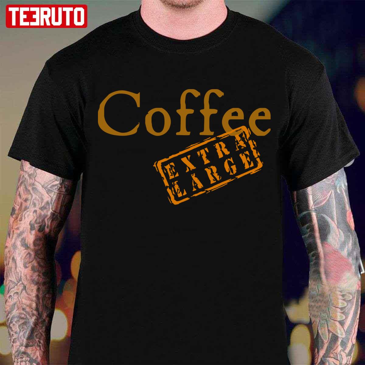 Brown Extra Large Coffee Unisex T-Shirt