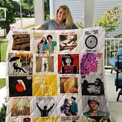 Bruno Mars For Fans Quilt Blanket