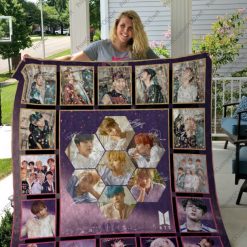 BTS Wings Love Yourself With Signs Quilt Blanket