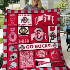 Buckeyes Collected Ncaa Ohio State Quilt Blanket