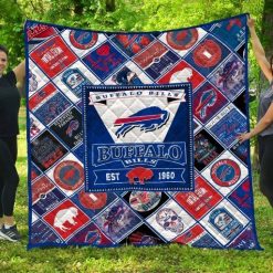 Buffalo Bills Fan Made Quilt Blanket