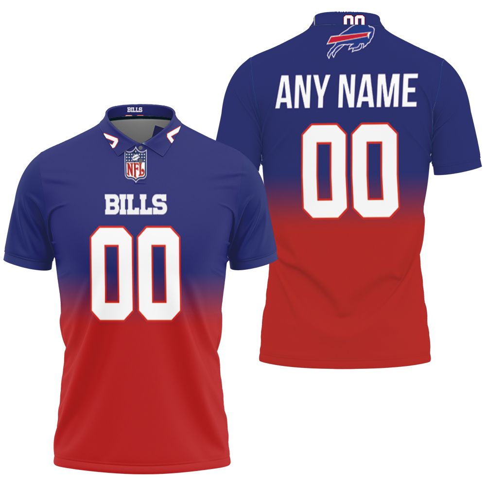 Buffalo Bills Nfl American Football Team Royal Color Crash 3d Designed Allover Custom Gift For Bills Fans Polo Shirt All Over Print Shirt 3d T-shirt