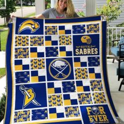 Buffalo Sabres Quilt Blanket 03