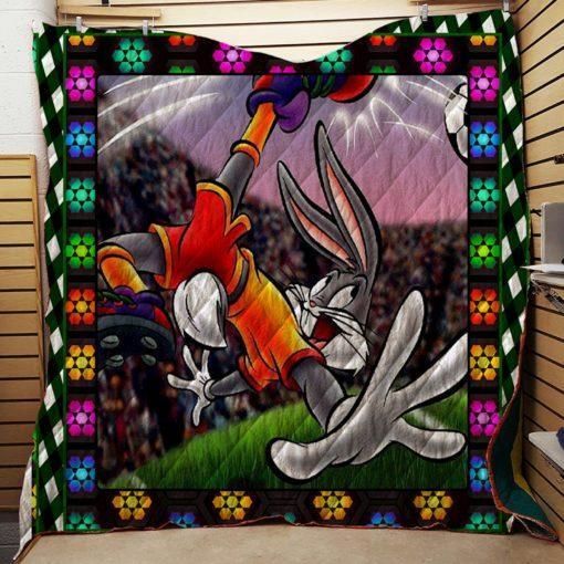 Bugs Bunny Cartoon Character Quilt Blanket