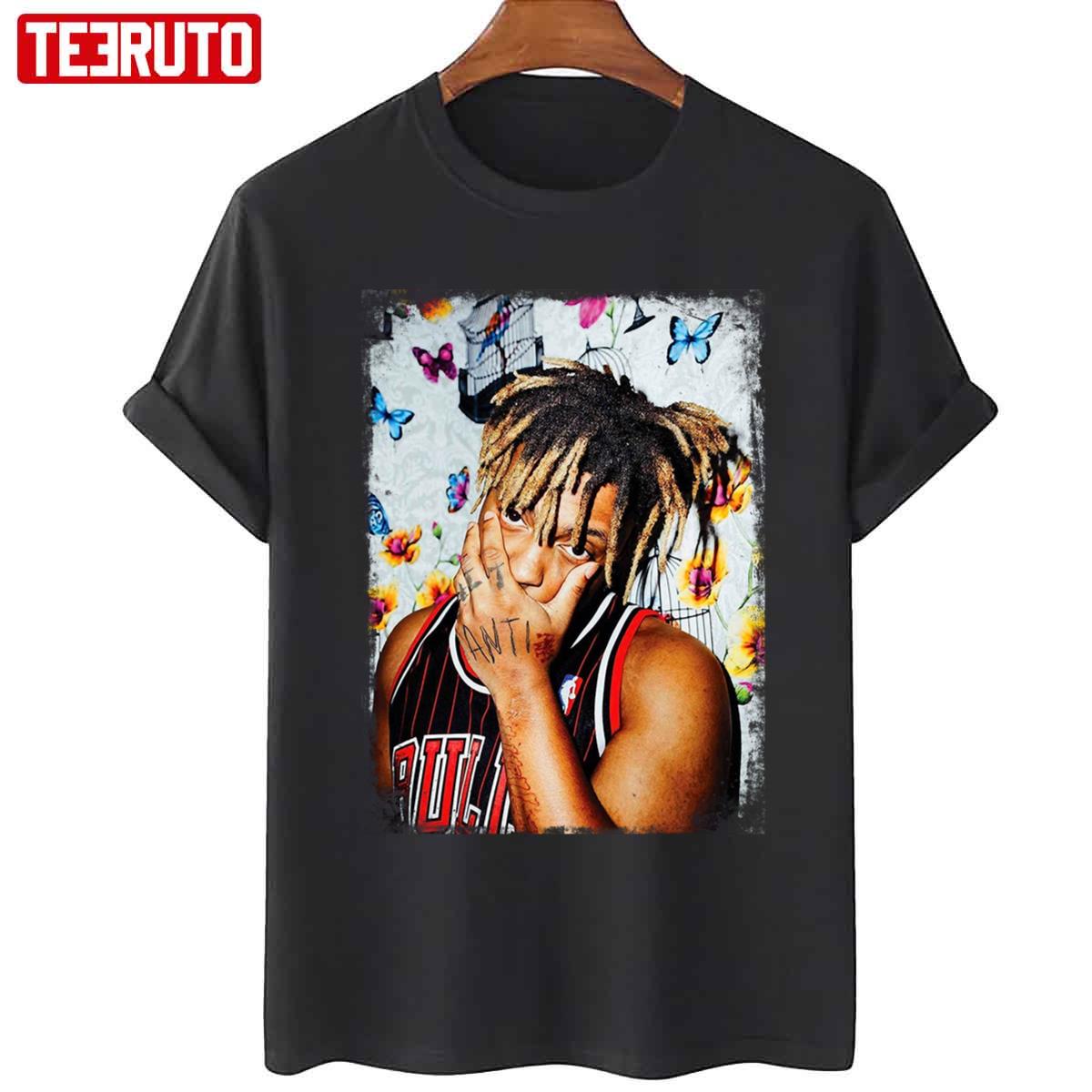 Butterfly Wall Juice Wrld Graphic Unisex T-Shirt - Teeruto