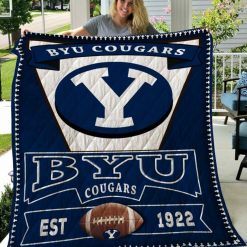 Byu Cougars Big Y Ncaa Quilt Blanket