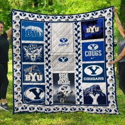 Byu Cougars Ncaa Quilt Blanket