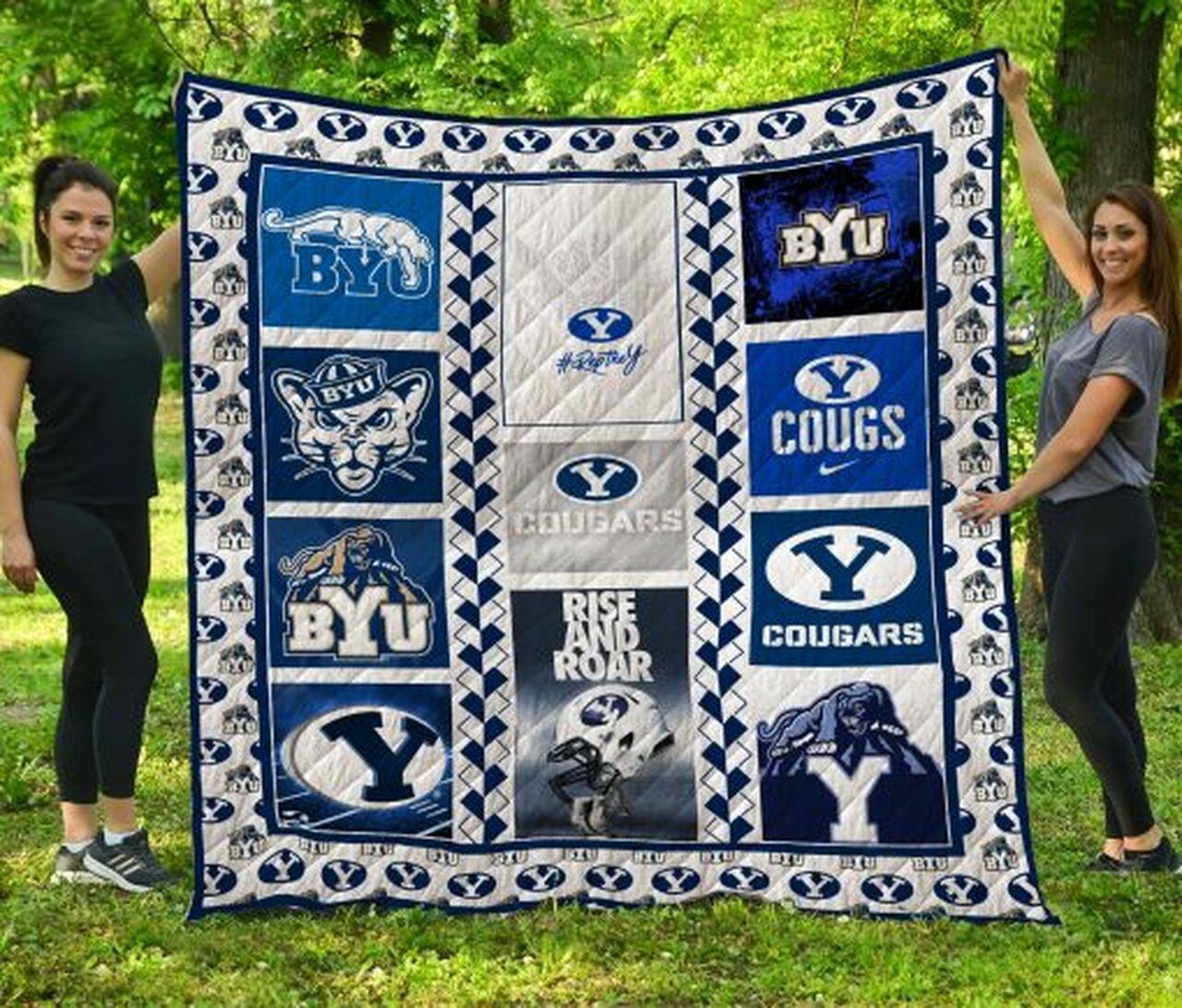 Byu Cougars Ncaa Quilt Blanket - Teeruto