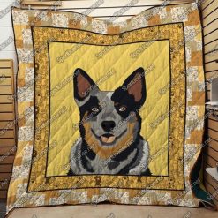 Calico Dog Dog Lo Quilt Blanket