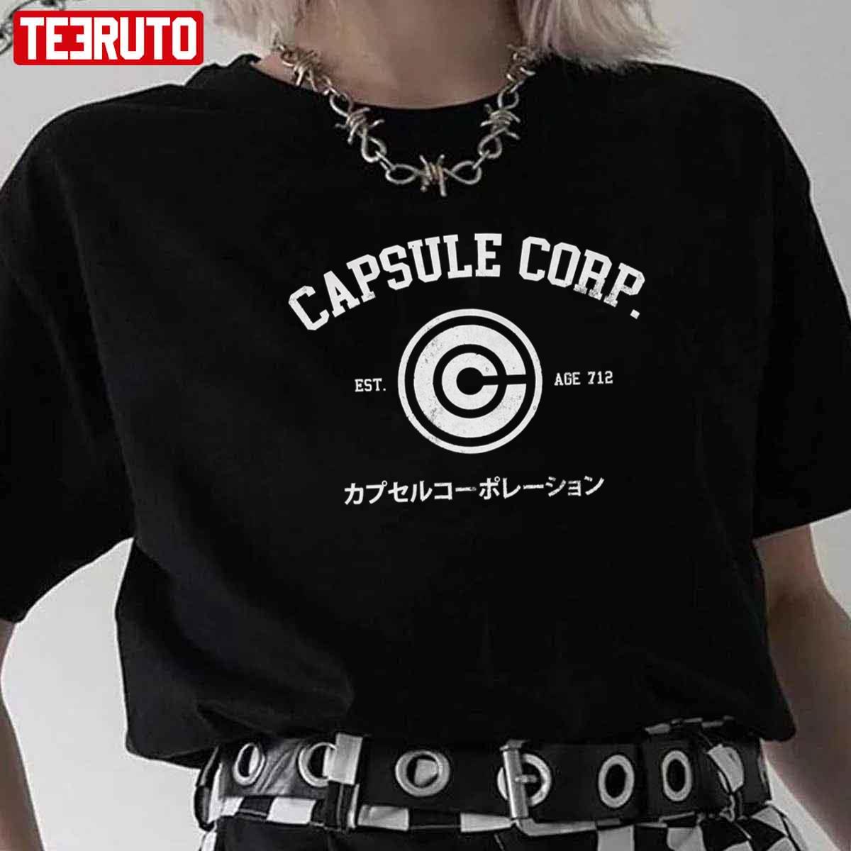 Capsule Corp EST Age 712 Dragon Ball Unisex T-shirt