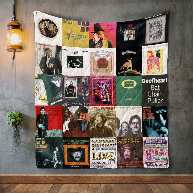 Captain Beefheart Albums Quilt Blanket