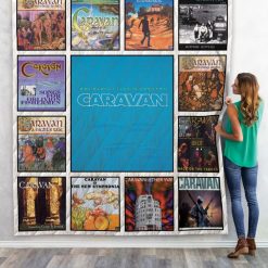 Caravan Live Albums Collection Quilt Blanket