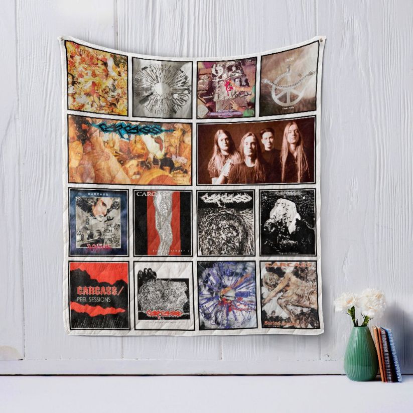 Carcass Band Albums Quilt Blanket