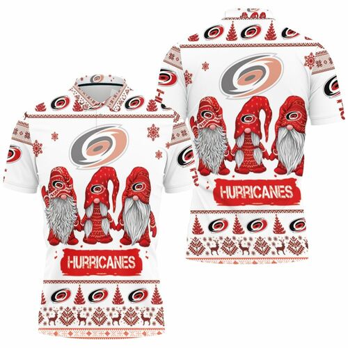 Carolina Hurricanes Christmas Gnomes Ugly Sweatshirt Christmas 3d Polo Shirt Model A31398 All Over Print Shirt 3d T-shirt