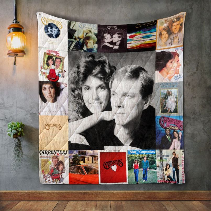 Carpenters Style Two Album  Quilt Blanket