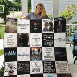 Cassandra Clare Shadowhunter Quilt Blanket