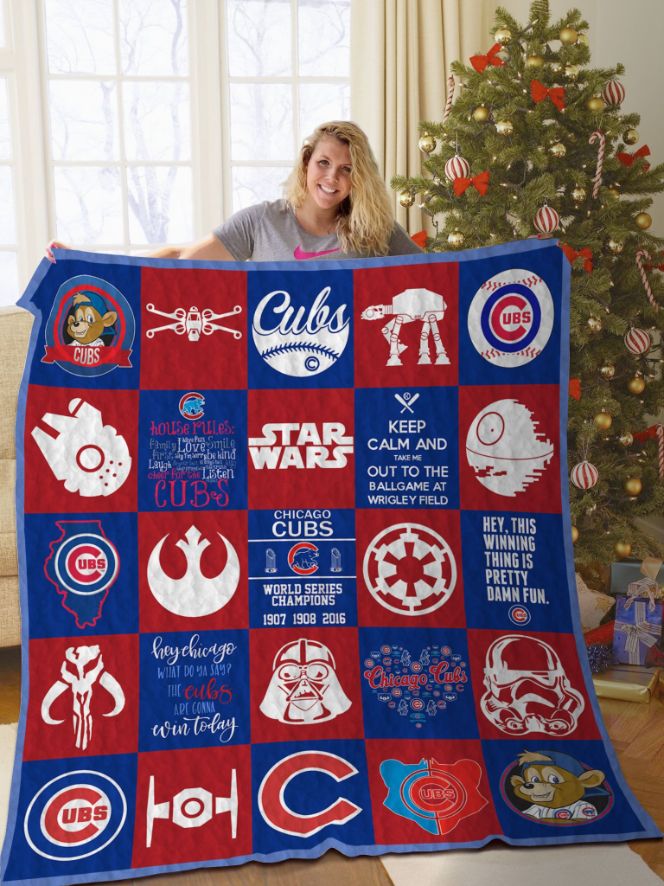 Chicago Cubs-Texas Quilt Blanket - Teeruto