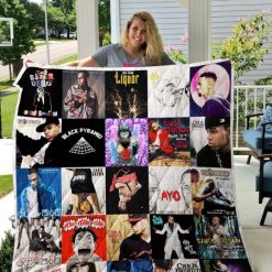 Chris Brown Throws Quilt Blanket