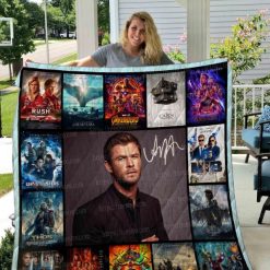 Chris Hemsworth Collection Quilt Blanket