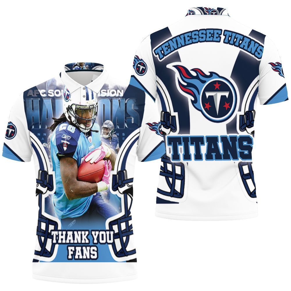 Chris Johnson 28 Tennessee Titans Afc South Division Champions Super Bowl 2021 3d Polo Shirt Jersey All Over Print Shirt 3d T-shirt