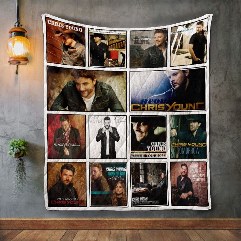Chris Young Album  Quilt Blanket